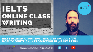 Online IELTS class Writing Task 2 introduction