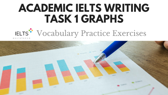 Academic IELTS Writing Task 1 Graphs Vocabulary practice exercises