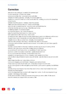 IELTS SPEAKING MOCK EXAM correction 3
