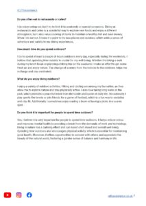 IELTS SPEAKING MOCK EXAM correction 7